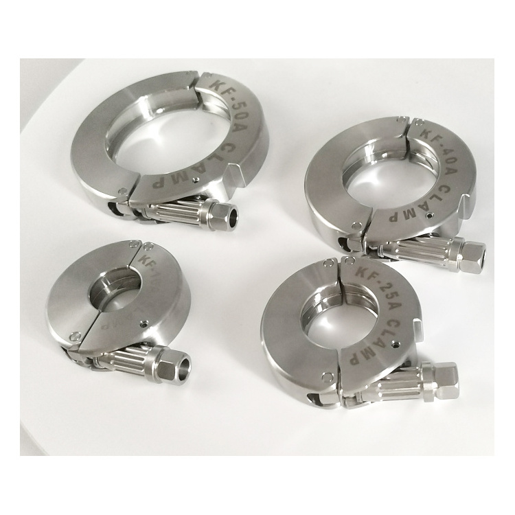 Hot Sale KF16 KF25 KF40 KF50 Stainless Steel High Vacuum Tension Lock Clamps