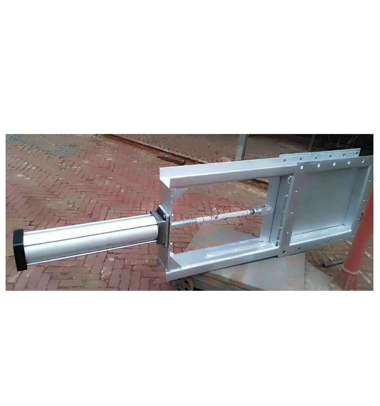 sanitary stainless steel pneumatic slide gate valve