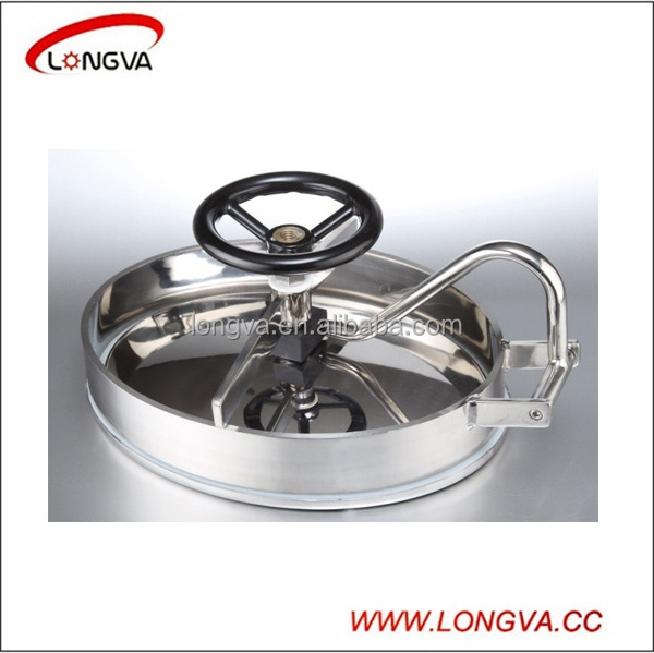 Stainless Steel SS304 Pressure Vessel Manway Door Elliptical manhole covers For Brewing Tank