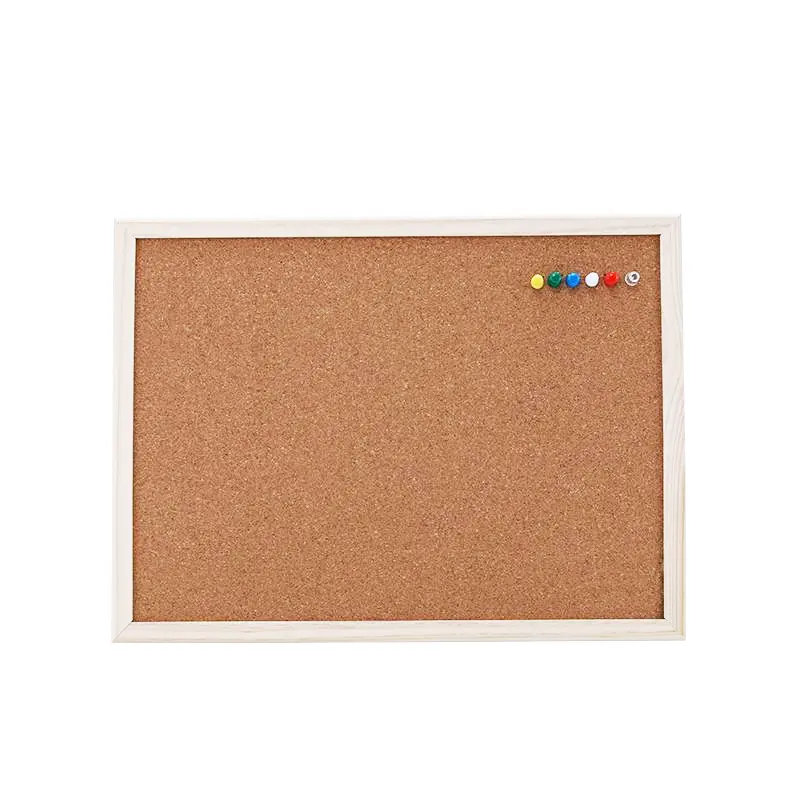 Wholesale custom wood frame home school message board bulletin board cork board