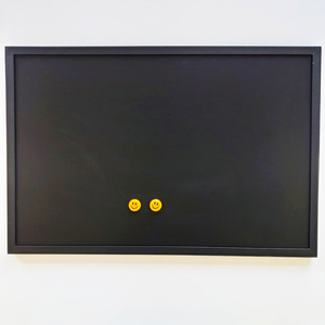 40x30cm wooden frame wall mounted Black magnetic Info Board Magnetic board