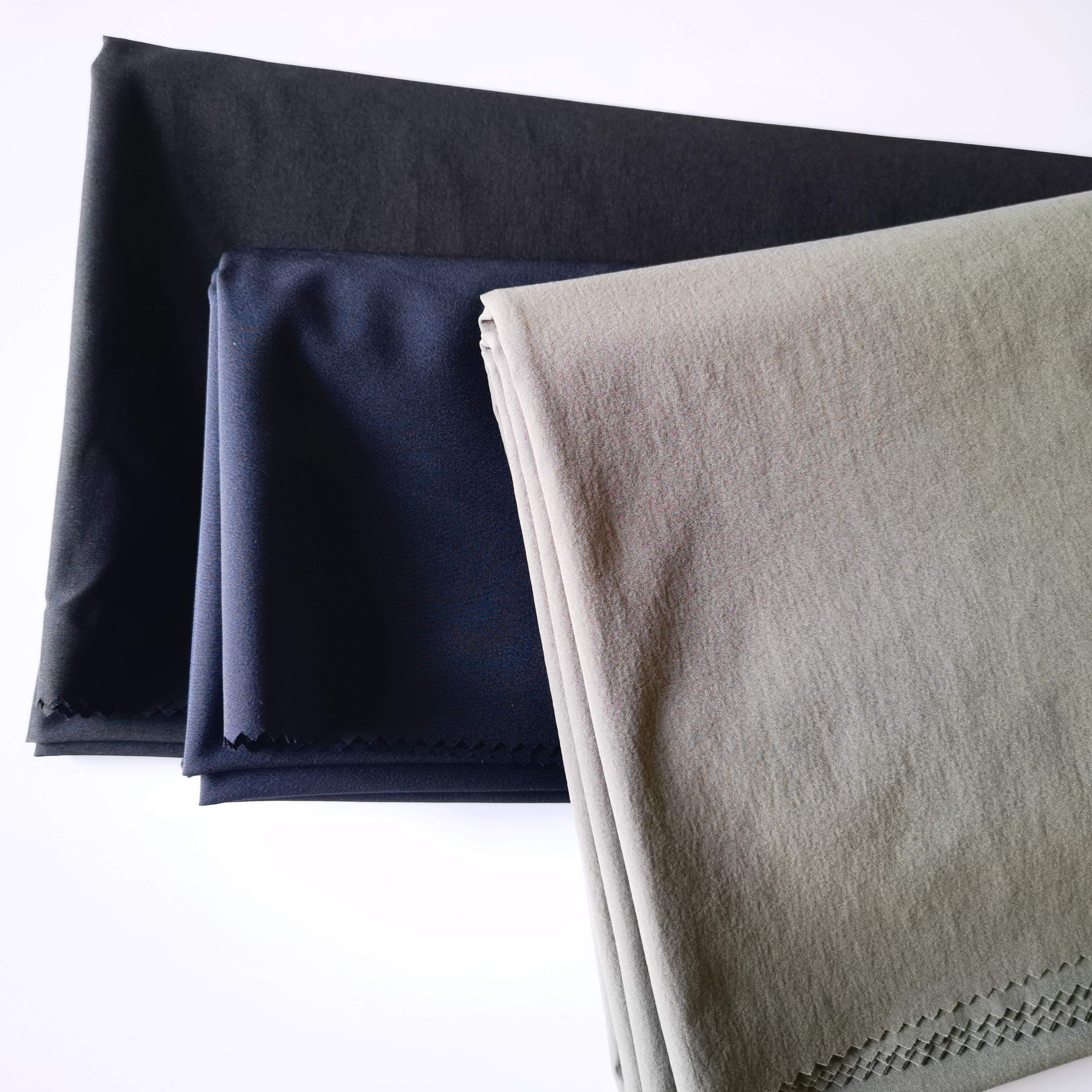 125GSM high quality  90% recycled polyester 10% polyester spandex fabric hot sale   stretch fabric