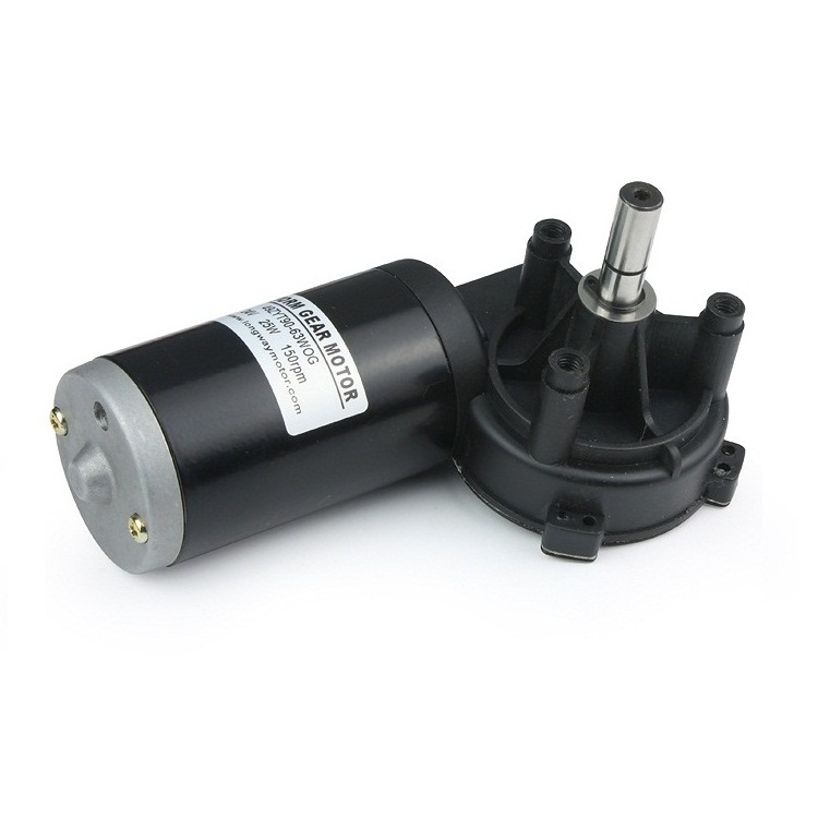 12V 24V dc gear worm motor wiper motor