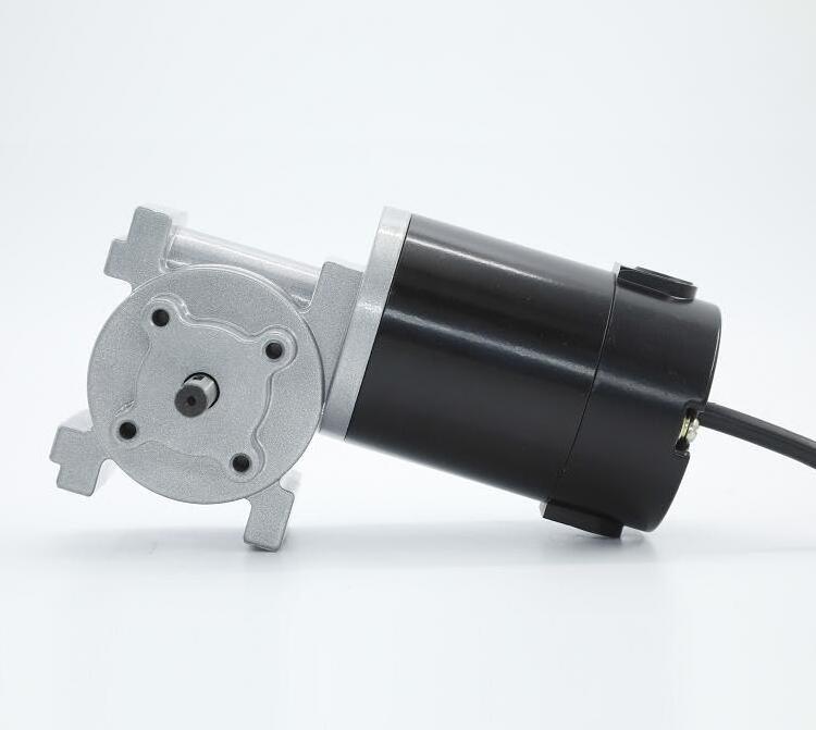 24V 12V DC Motor 120w Worm Wheel Geared Motor DC Gear Motor For Car Simulator Garage Door Opener Wheelchair