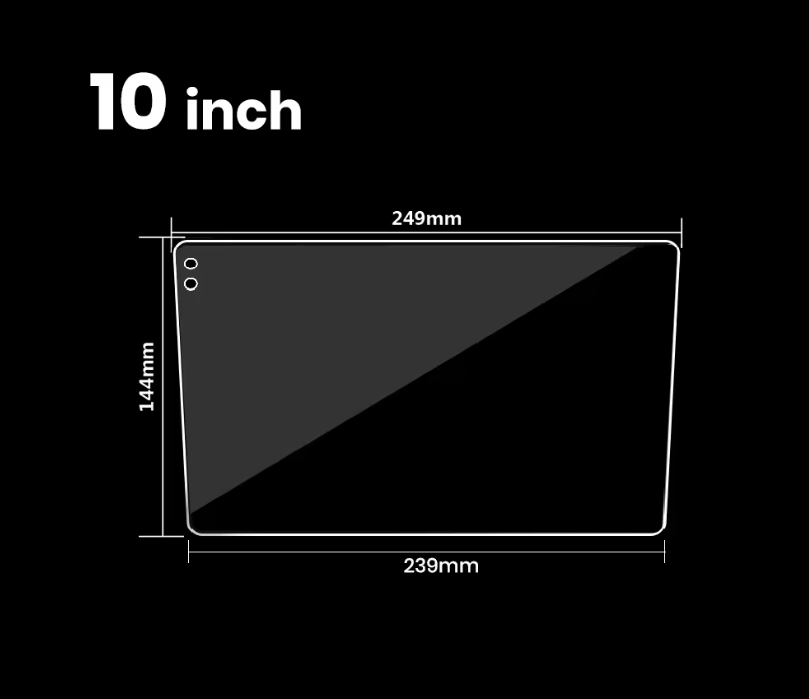 Car Stickers Screen Protector For Android 9 10 inch Navigation GPS Tempered Glass Protective Film Auto Player Accessories