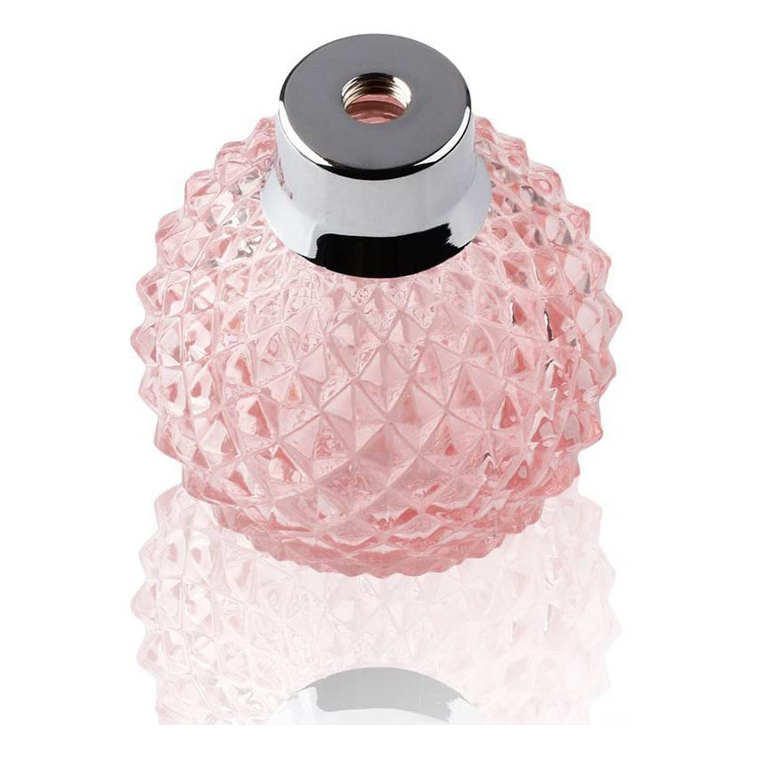 3.4oz Pink Glass Balloon Shape Round Fancy Oil Perfume Spray Bottles