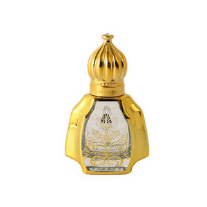 customised luxury attar bottle essential oil 10ml golden/silver roller bottles