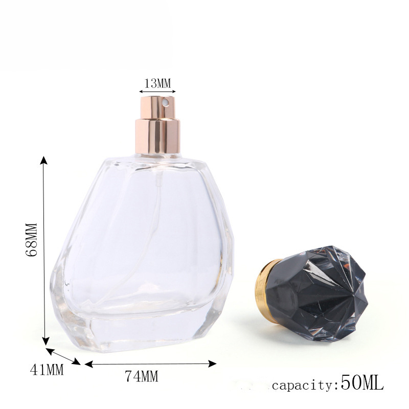 Crystal Perfume Bottle With Box Perfume Bottles 50ml Luxury Crystal Flower Perfume Bottle