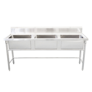 Hot sell restaurant sink stainless steel sink table commercial kitchen double sink