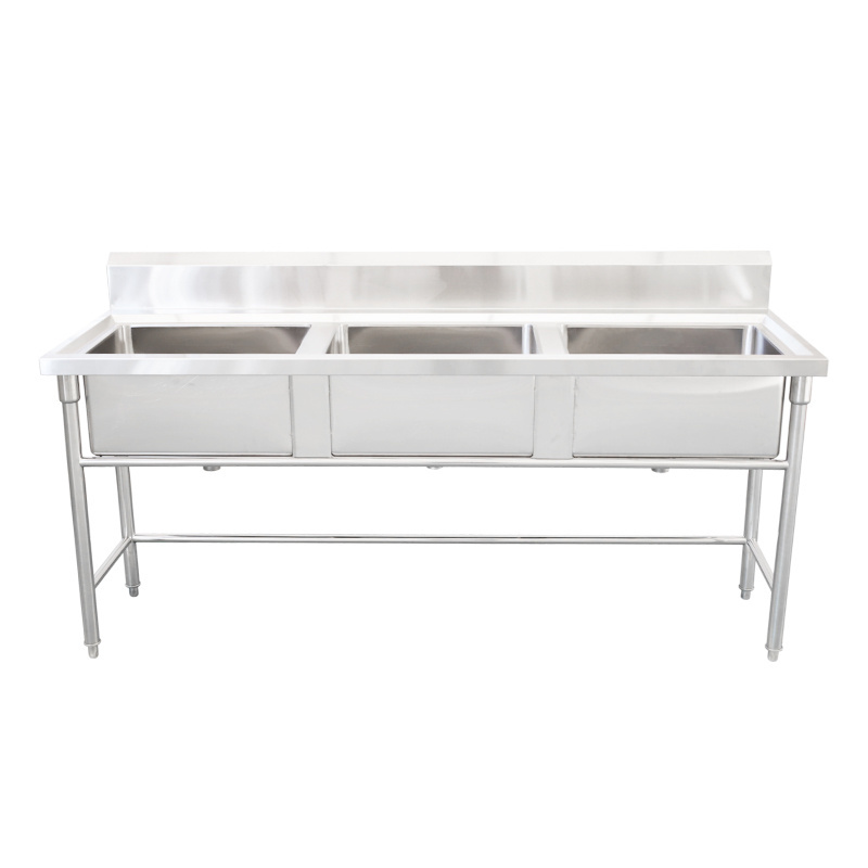 Hot sell restaurant sink stainless steel sink table commercial kitchen double sink