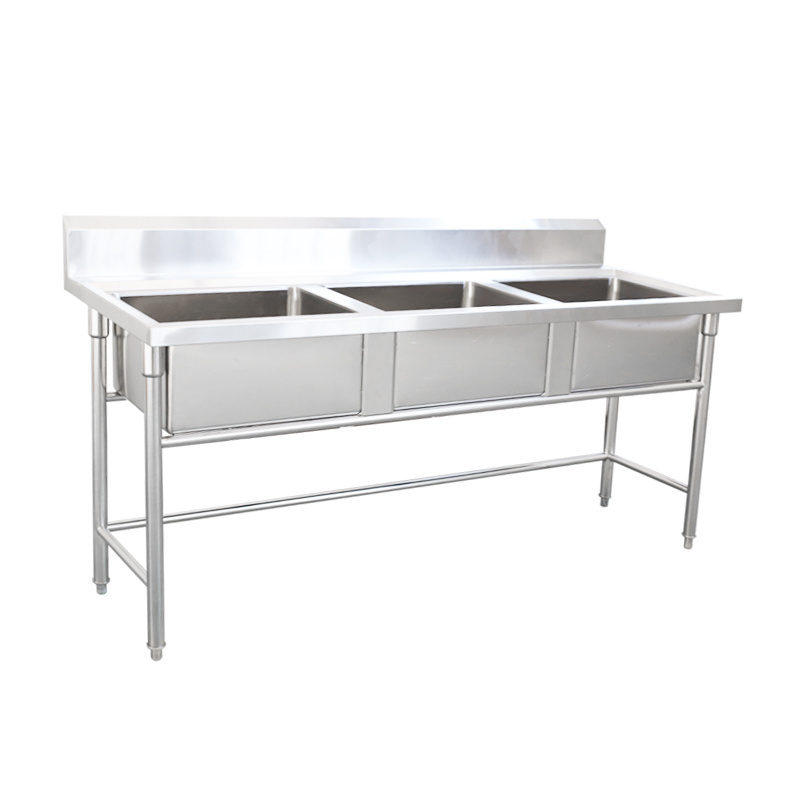 Hot sell restaurant sink stainless steel sink table commercial kitchen double sink