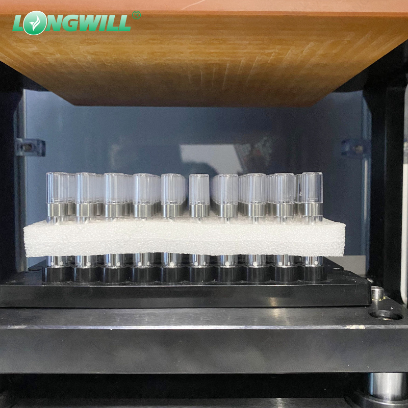 1 Gram Cart Automatic Capping Machine Live Resin 0.5Ml Thread Cartridge 100Pcs Capping Machinery 2g devices sealing machine