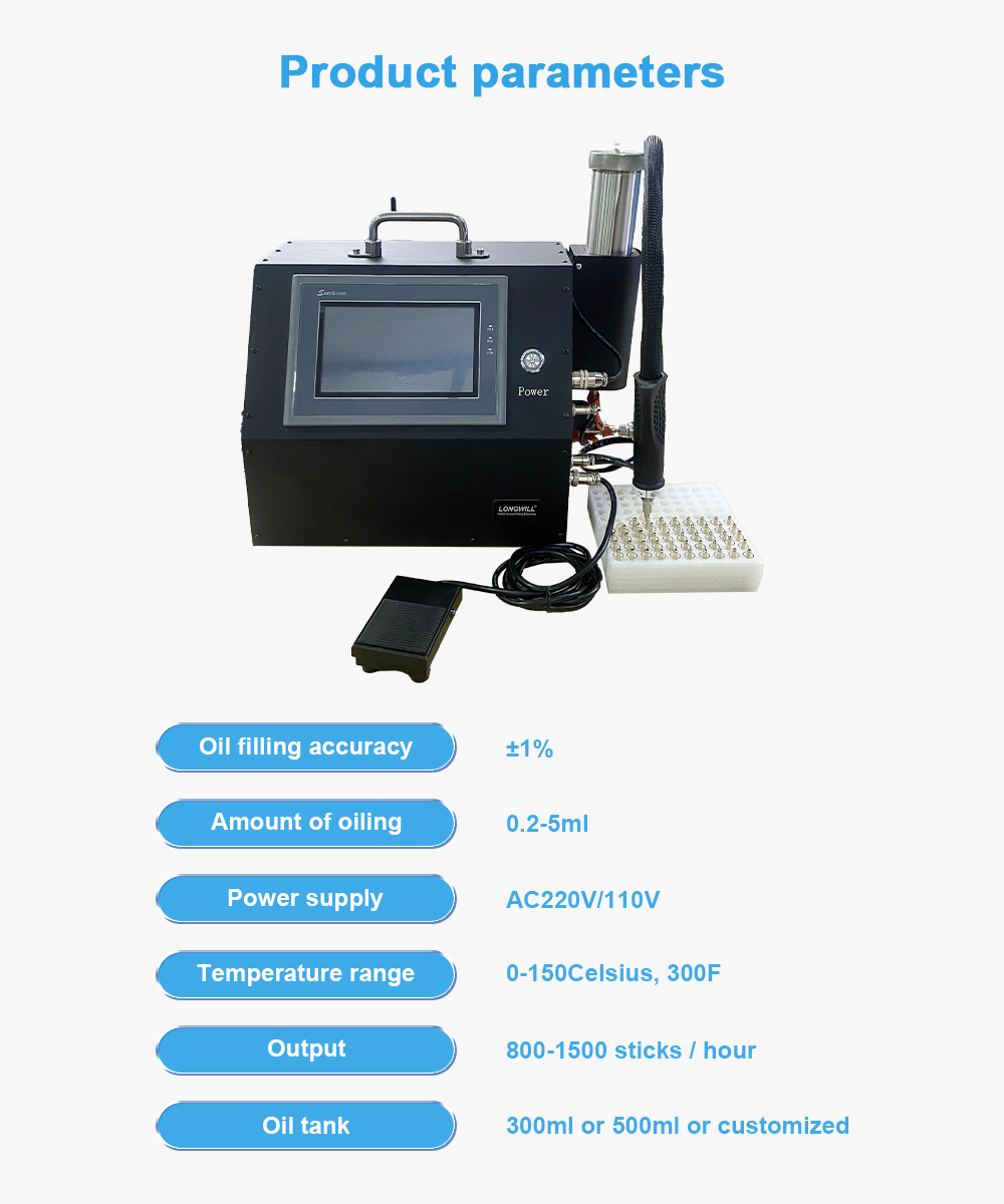 Ceramic Metal Cart Thick Oil Filling Machine Concentration Oil Filler Handheld 0.5Ml 1Ml 2Ml 3Ml  Cart Filling Machinery