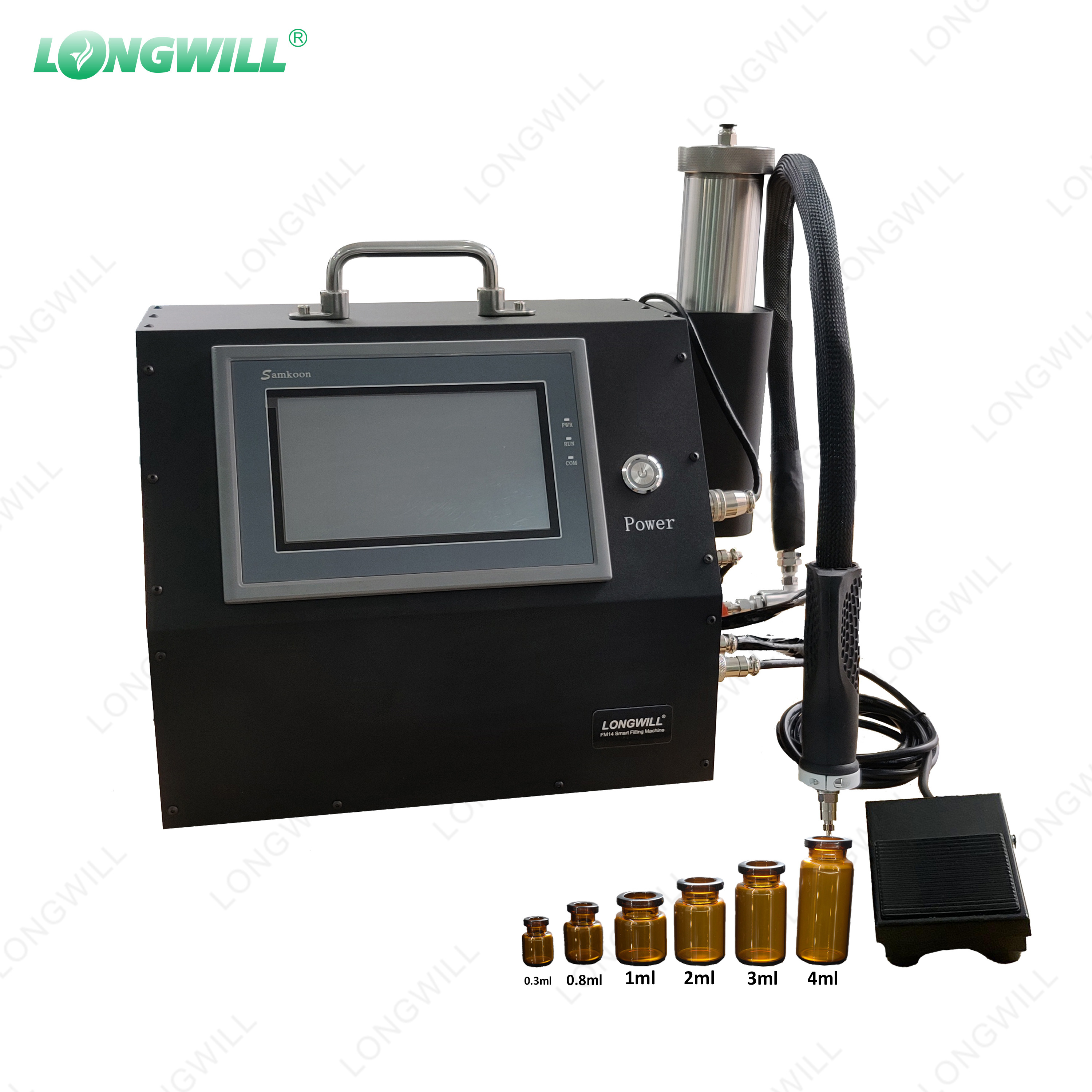 Semi-Automatic Oil Cartridge Filling Machine 1G 2G Rosin Cart Filler Luer Lock Syringe Filling Machinery Glass Cartridge 1 Ml