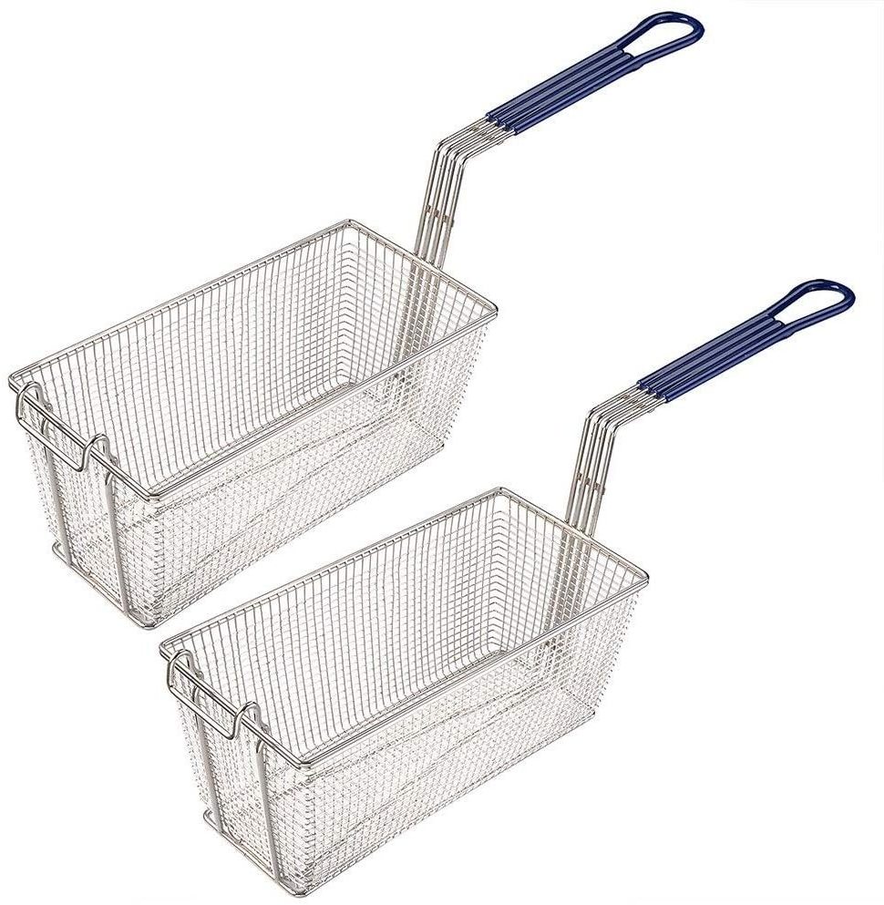 Commercial Kitchen Grid French Fries Basket Chips fryer basket  steel Steel Frying Basket