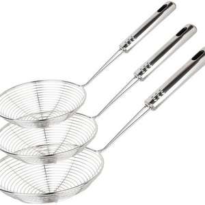 Kitchen Strainer Wire Mesh Filter Stainless Steel Wire Mesh Skimmer Kitchen Strainer Colander