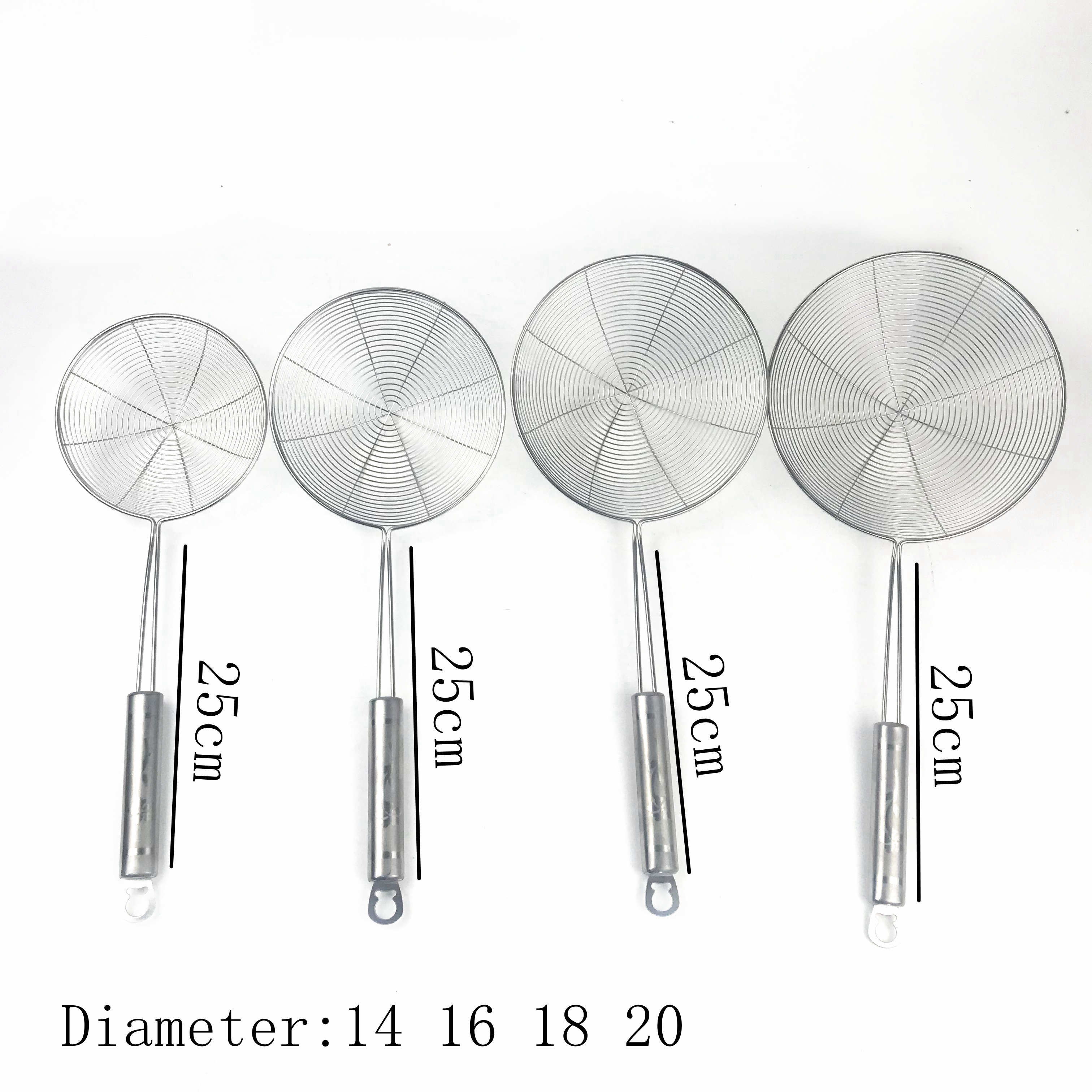 Kitchen Strainer Wire Mesh Filter Stainless Steel Wire Mesh Skimmer Kitchen Strainer Colander