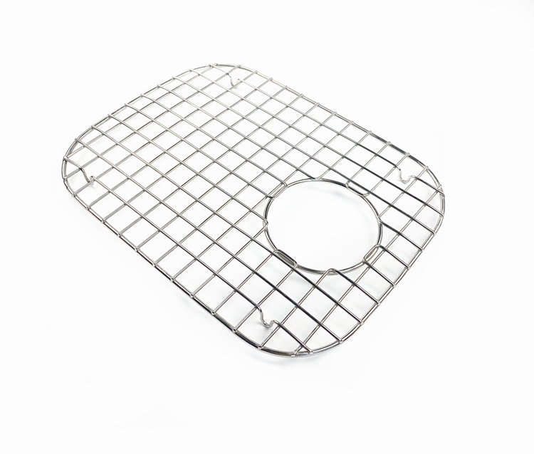 Custom Modern Sink bottom grid draining rack Stainless Steel Sink Protector Metal Grid for Kitchen Sinks