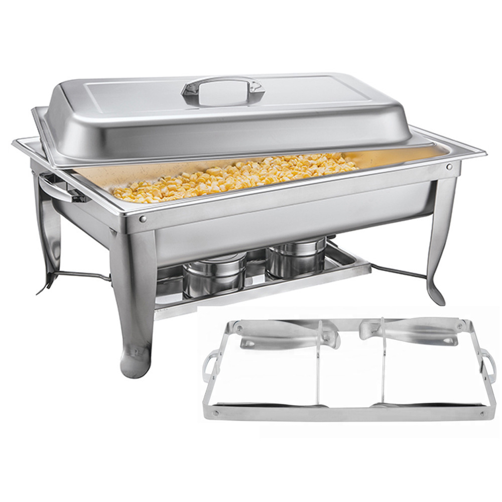 Hotel Chafing Dish Buffet Set Stainless Steel Commercial For Catering Buffet Food Warmer Set Display Heater