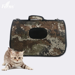 Pet Friendly Design Collapsible Cat Carrier Dog Carriers Washable Travel Carrier for Puppies