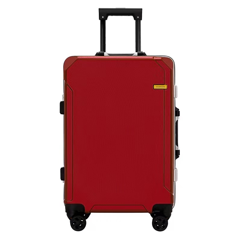 Hot selling trolley case smart suitcase hard case luggage red suitcase bag fashion travel valise