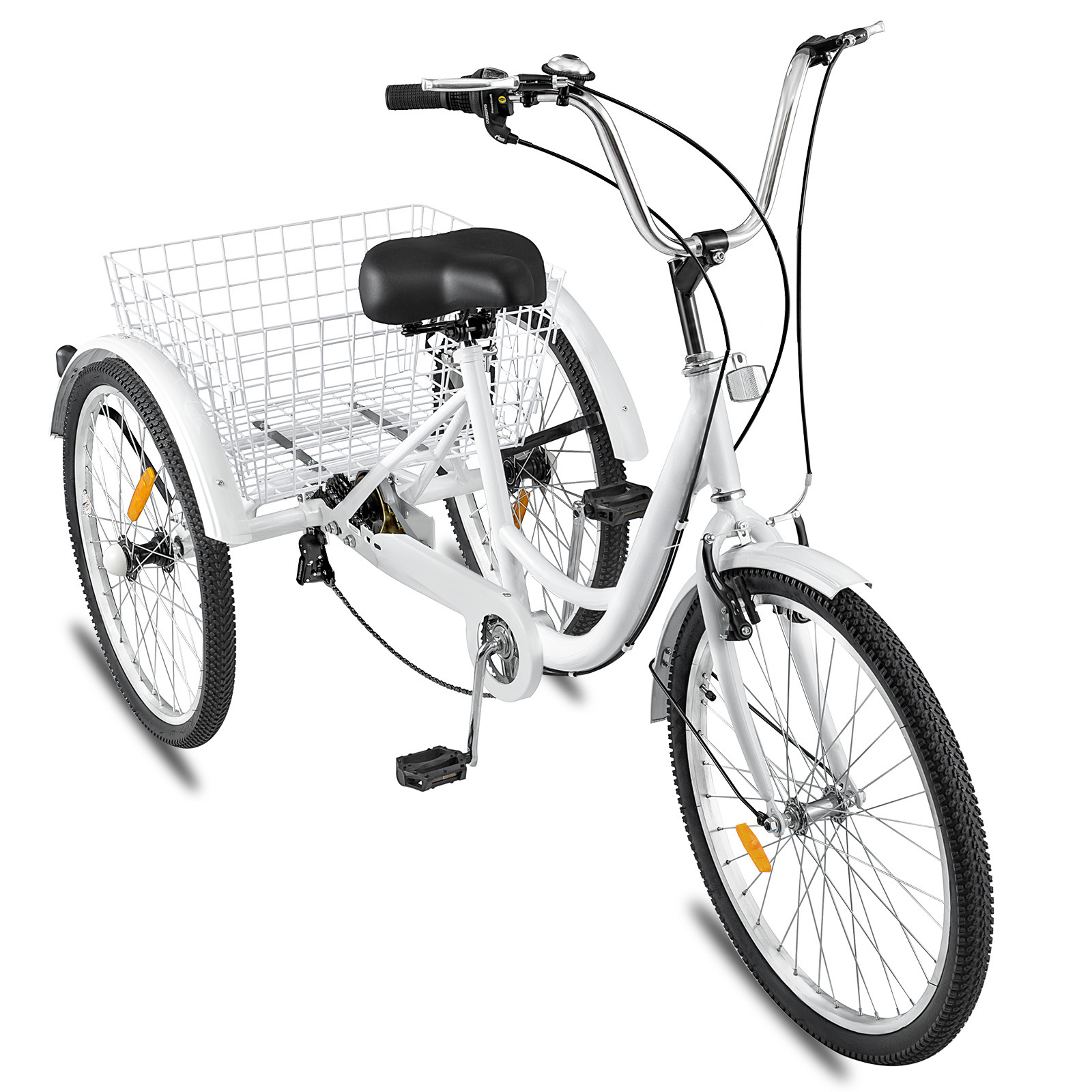 China 2020 3 Wheel Electric Bicycle Three Wheels Adult Cargo Electric Bike with Basket