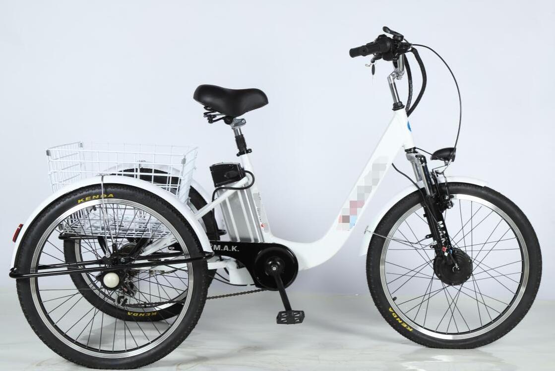 250W Electric tricycle with aluminium frame 7 speed in stock in Europe warehouse