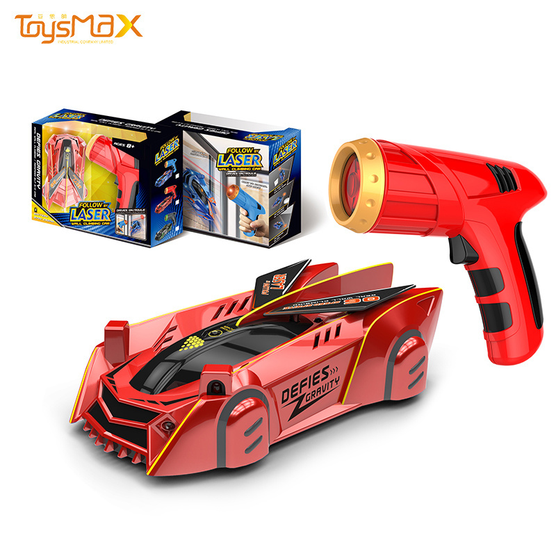 Hot Sale New Design Follow Laser Light Car Gravity Laser-Guided Real Wall Climbing Car RC Race Car