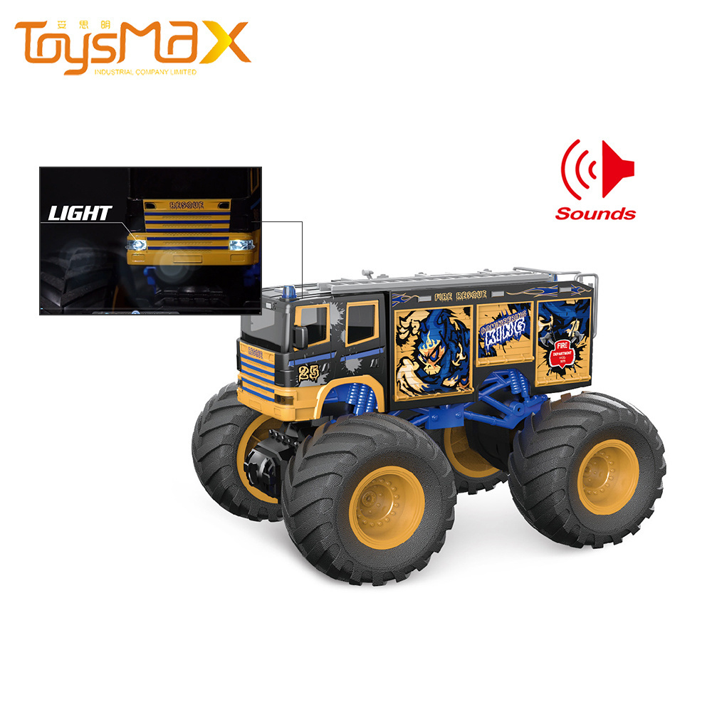 2021 New Item 2.4Ghz 1:18 Big Wheel Remote Control Racing Cars RC Monster Truck With Light And Sound