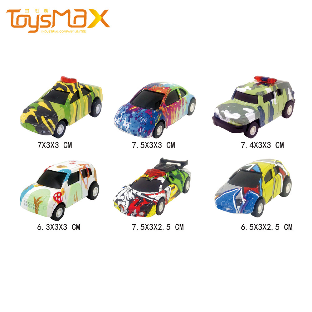 Hot sales Q version alloy mini car story children toy pull back car clockwork toys