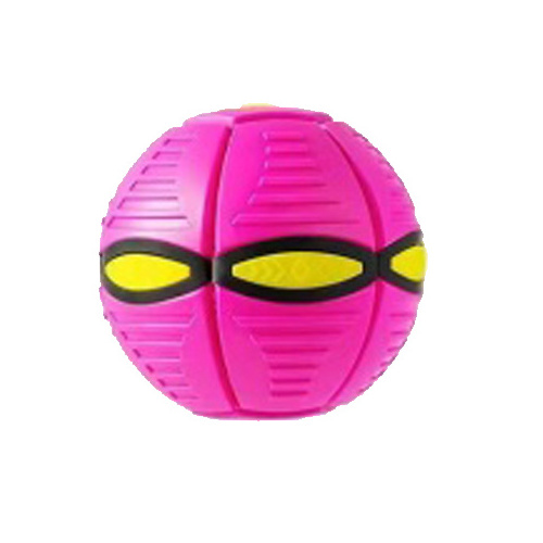 2023 Hot In Tiktok  Flying  Magic Ufo Ball Bouncing Flat Ufo Flying Ball Throw Ball With Led Light