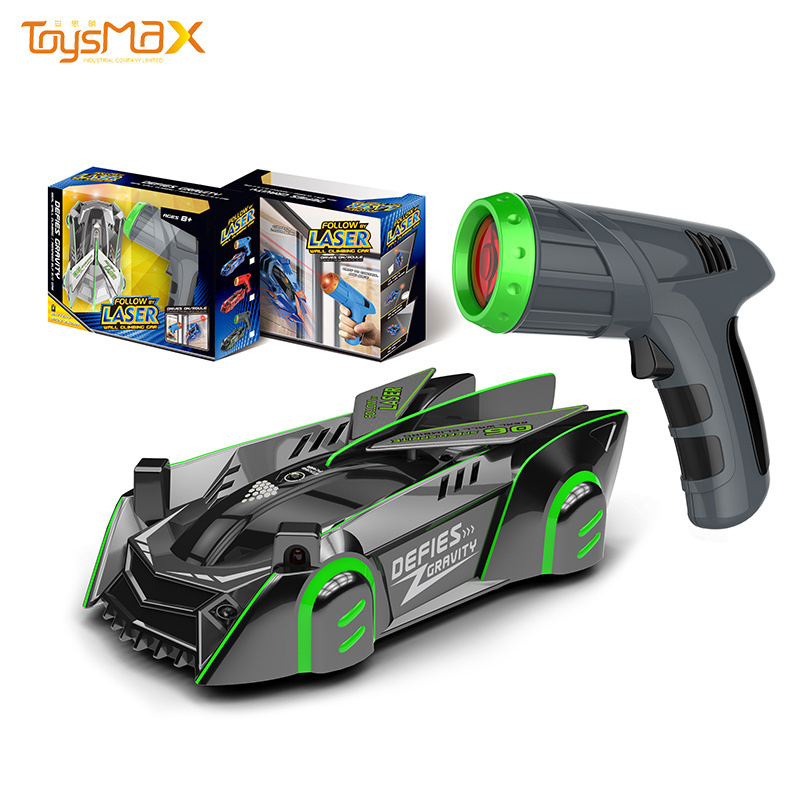 Hot Sale New Design Follow Laser Light Car Gravity Laser-Guided Real Wall Climbing Car RC Race Car