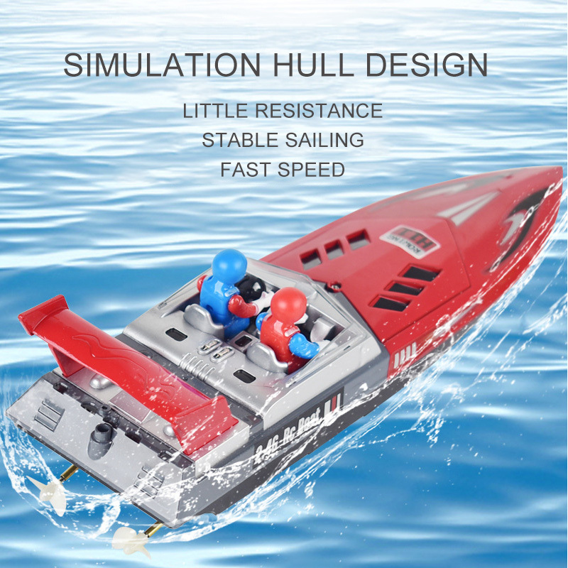 2.4 High Remote Control Boats Fast And Long Super Speed Sonic 35 Km Rc Racing Boat