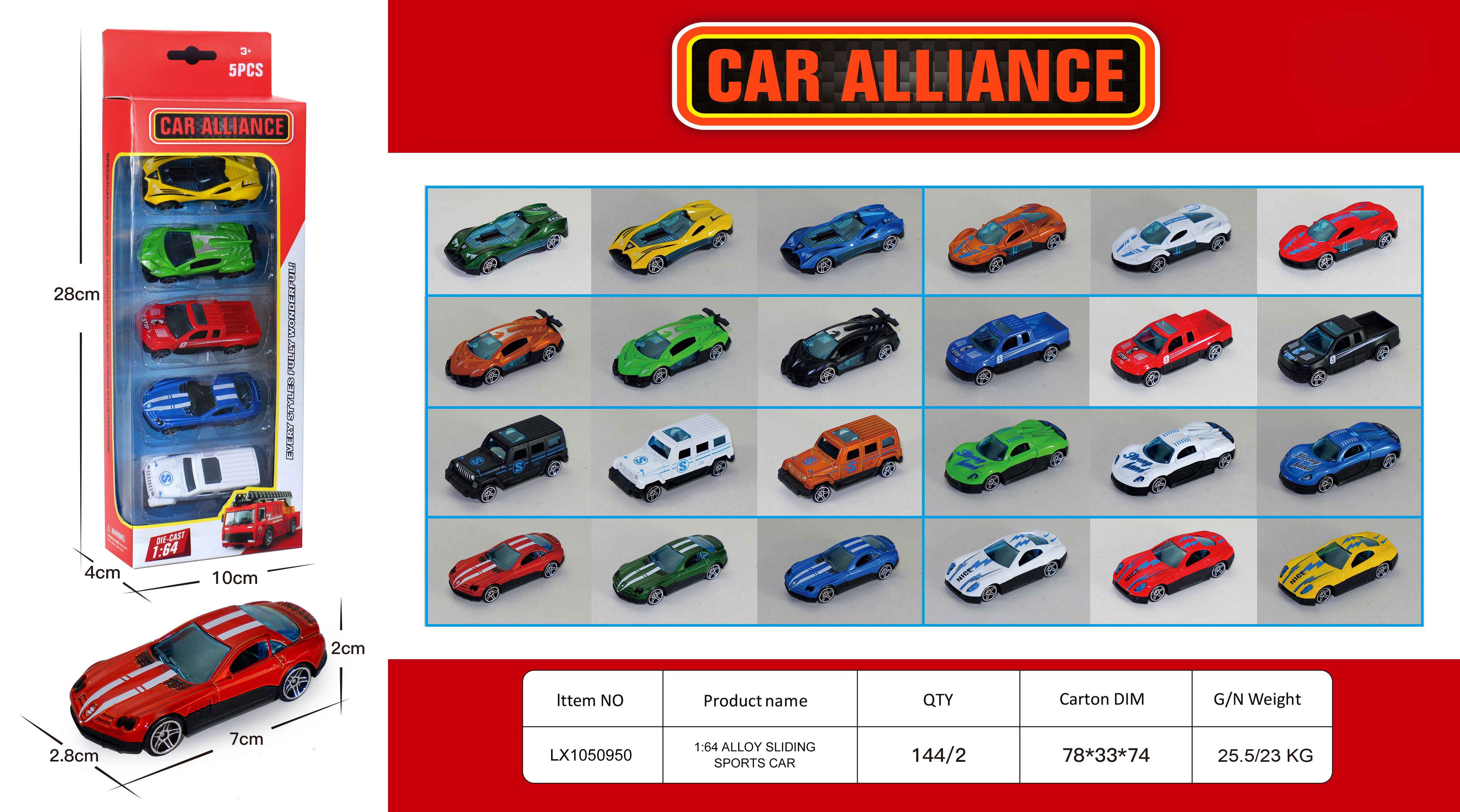 New Design Wholesale 1 64 Scale Small Toys Cars 1:64 Mini Metal Alloy Model Toy Parts 1/64 Diecast Car