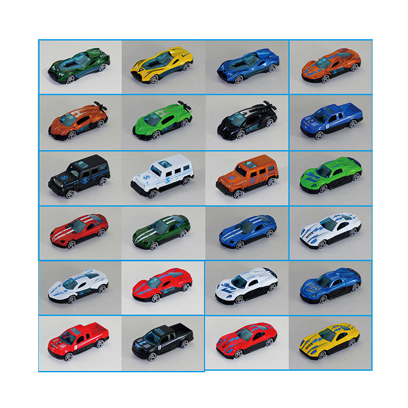 New Design Wholesale 1 64 Scale Small Toys Cars 1:64 Mini Metal Alloy Model Toy Parts 1/64 Diecast Car