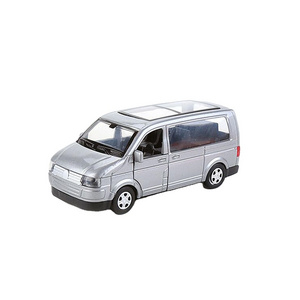 Custom 1/32 Real White Car  Light 3D Toys Mini  Diecast Transit Van Model Toy