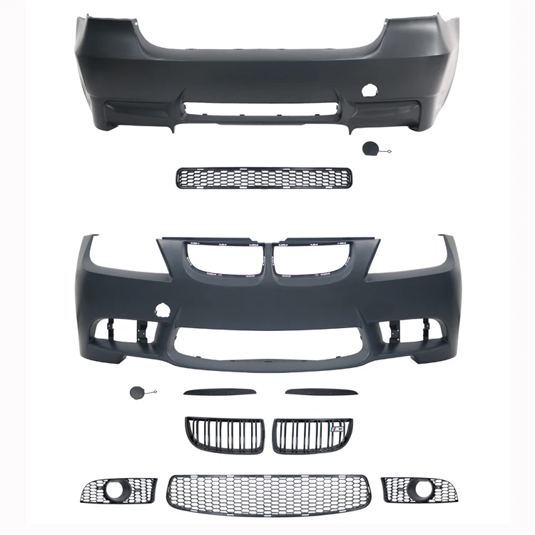 Car Auto Parts for BMW E90 2005-2008 Modified to M3 Body Kits Front Bumper Rear Bumper Grille Kits