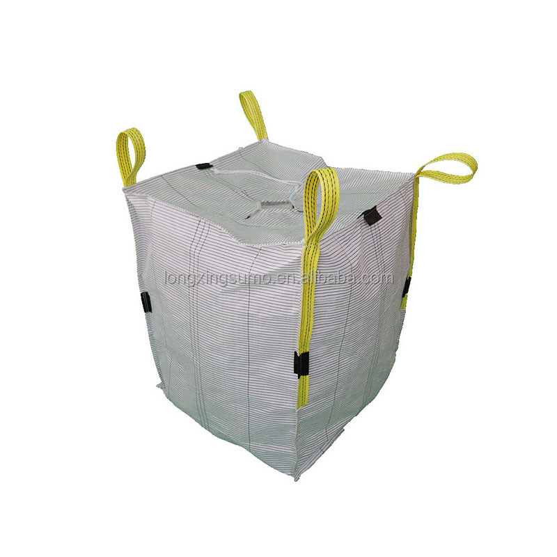 Big Bag Conductive FIBC anti Static electric conductive Top Fill Spout With Spout Jumbo Bulk Bag for Dangerous