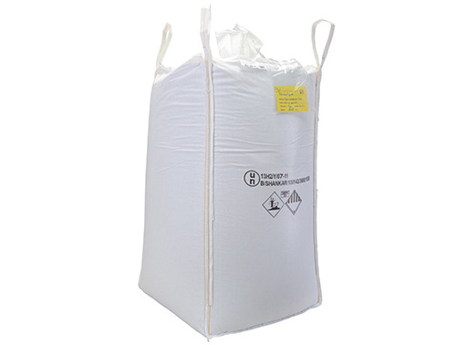 Groundable type C FIBC Self standing FIBC for powders tubular breathable Woven Polypropylene Bags UN big bag Asbestos FIBC Bags