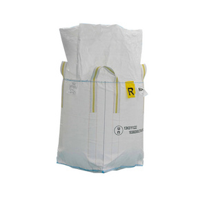 Groundable type C FIBC Self standing FIBC for powders tubular breathable Woven Polypropylene Bags UN big bag Asbestos FIBC Bags