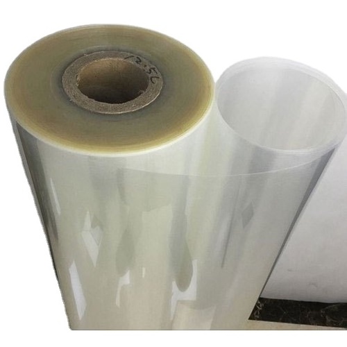 Factory supply glossy PET lamination roll film/ transparent  PET film for  printing and lamination