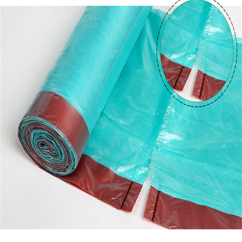 Biodegradable disposable plastic dustbin poly bag trash garbage bag with drawstring