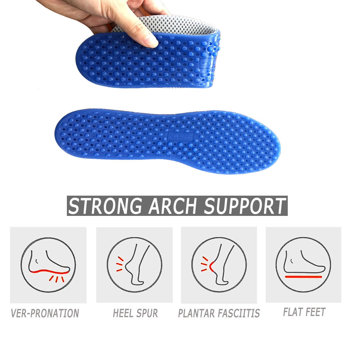 sport insoles heat moldable insoles orthopedic shoes for children flat feet