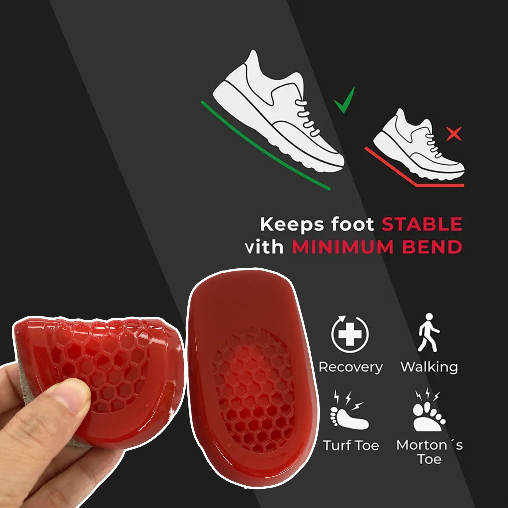 silicon heel pad heel pads for shoes Heel pads flat feet arch support insole