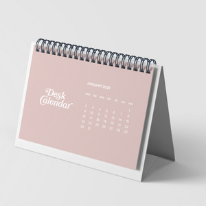 Factory Direct Sale Calender Printed Custom Table Calendarios Desk Calendar with Sticky Note Set OEM  Art Paper