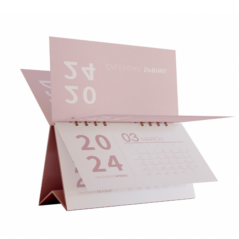 High Quality Professional Customized Personal Printing Full Color Perforated easy tear Daily Stand Desk Calendar