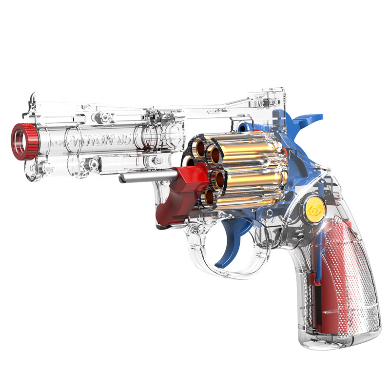 Children's toys soft bullet gun launcher EVA sponge bullet revolver