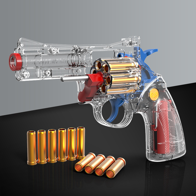 Children's toys soft bullet gun launcher EVA sponge bullet revolver