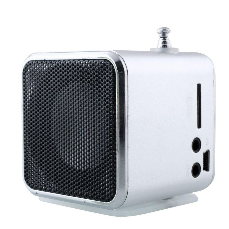 Portable TD-V26 Mini Speaker MP3 Music Players with LCD Support FM Radio Micro TF SD Stereo Loudspeaker for Laptop Mobile Phones