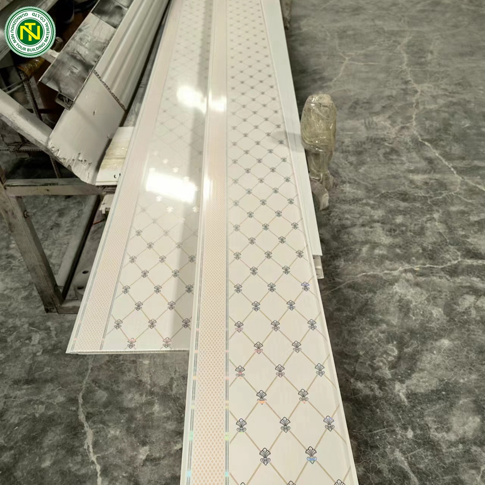 New tour PVC plastic Panel 6meter  length Ceiling Decoration PVC Ceiling Board Wall Panel Modern Moisture Proof Waterproof